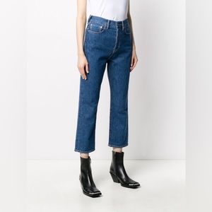 Acne Studios Mece Dark Wash High Rise Jeans